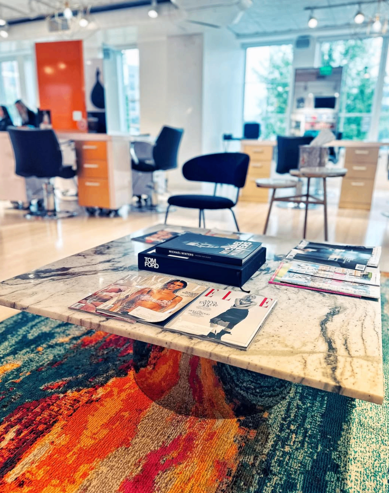 Jessica Todd Hair Salon interior and modern styling environment